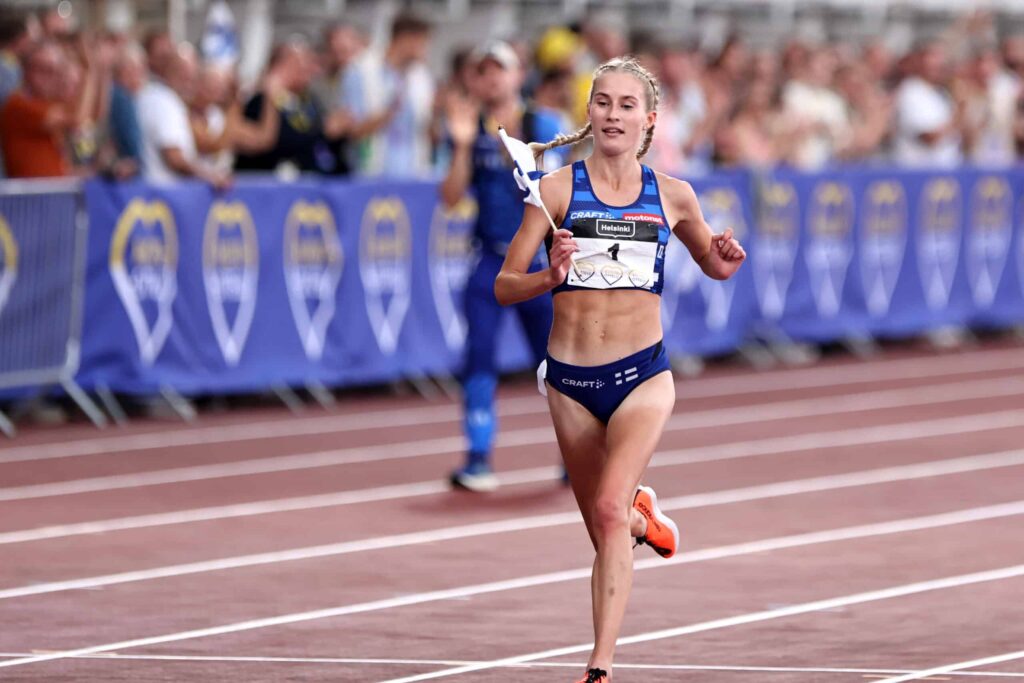 Nathalie Blomqvistille kävi huonosti, omalla juoksijarakkaalla olikin sitten syytä hymyyn