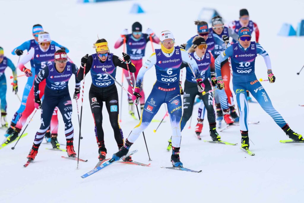 Hiihdon maailmantähdeltä tylyä tekstiä Jasmi Joensuun voittojuhlissa