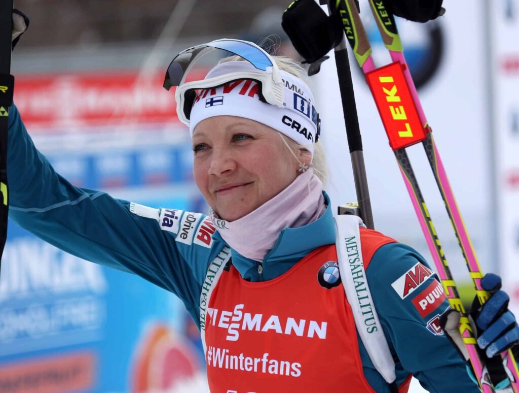 Kaisa Mäkäräinen ei voinut kuin nauraa Suomen ampumahiihtonaisen selitysten jälkeen