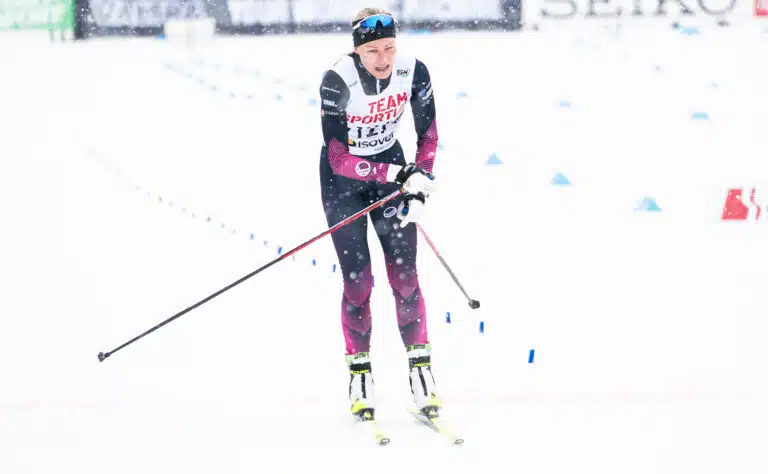 Anne Kyllönen tuli maaliin – selostajan sanoista oli aistittavissa lohduton totuus