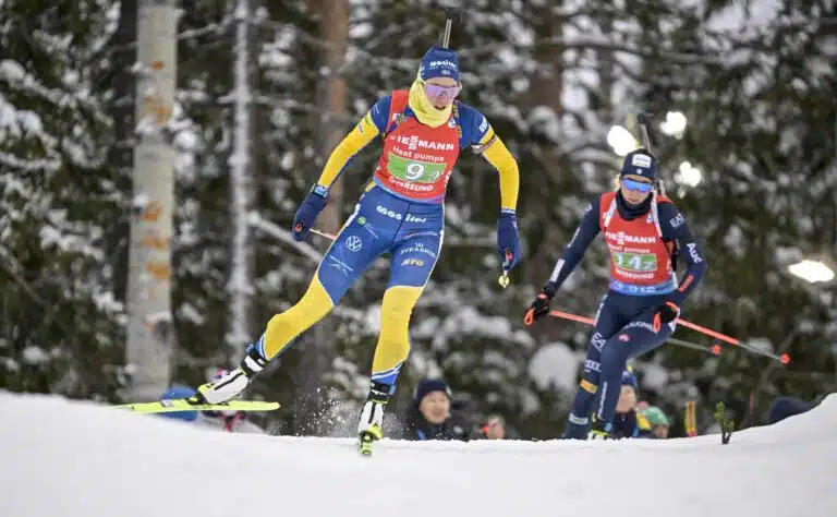 Lempi leiskuu maailmancupissa – ampumahiihtäjät rakastuivat