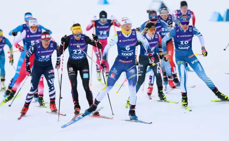 Hiihdon maailmantähdeltä tylyä tekstiä Jasmi Joensuun voittojuhlissa