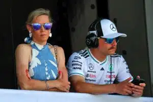 Tiffany Cromwell (AUS) Professional Cyclist with her boyfriend Valtteri Bottas
