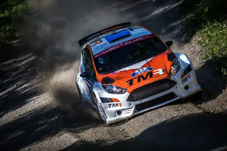 47 NIKARA Jarkko (FIN), ADACHI Sayaka (JPN), Tommi Makinen Racing 2, Ford Fiesta R5, action during the 2018 WRC World Rally Car Championship, Finland rally from July 26 to 29, at Jyvaskyla, Finland - Photo Thomas Fenetre / DPPI